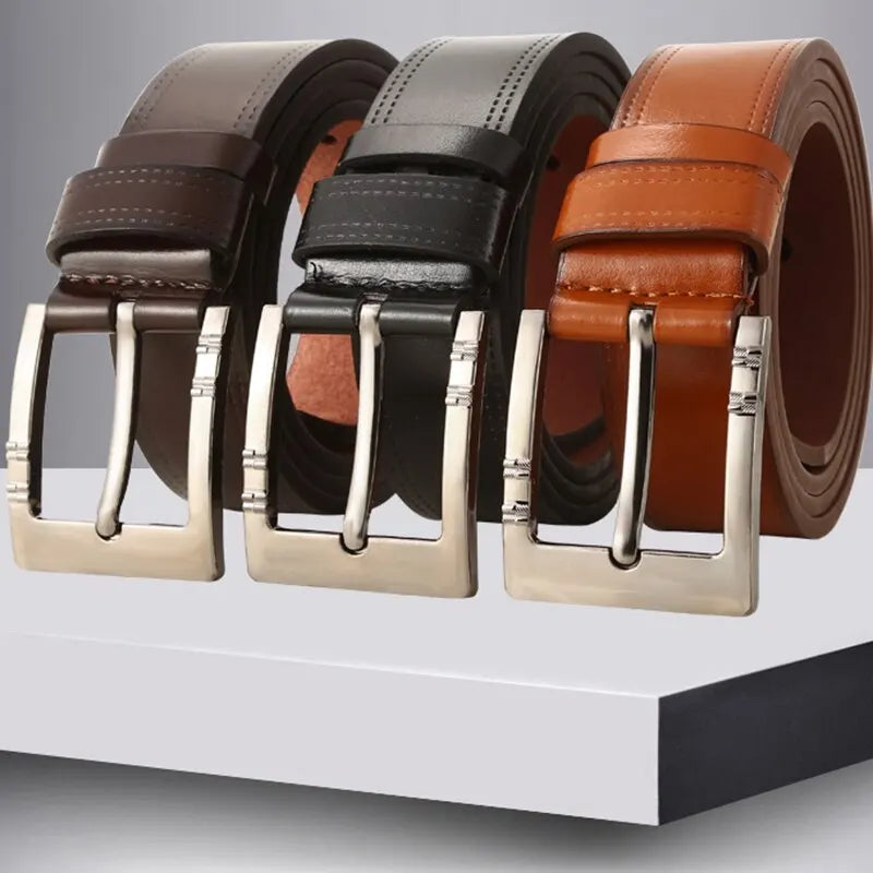 Man Belt Hot Selling Products PU Leather Braided Dress Belt New Fashion Causal Waistband Alloy Buckle