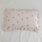 Baby Pillowcase Floral Print Cotton Muslin Newborn Pillow Case Pillow Cover for Baby 30x50cm 48x74cm