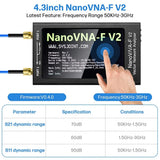 NanoVNA-F V2 Vector Network Analyzer Upgraded 50KHz-3GHz Antenna Analyzer HF VHF UHF VNA 4.3" 5000mAh Measuring S Parameters