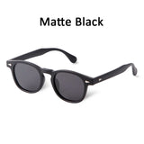 Retro Square Polarized Sunglasses Men Fashion Rivets Driving Sun Glasses Round Clear Gray Frame Women Shades Eyewear Male UV400