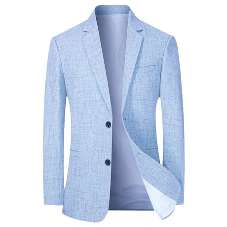 New Men's Suit Jacket Thin Blazers Spring Autumn Solid Business Casual Suit Jacket Men Clothing  Blazer Hombre Coats B1F1755