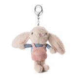 Bunny Heart Phone Chain Korean INS Punk Cute Rabbit Dolls Keychain Bag Decoration Y2K Fashion Jewelry Pendant Accessories Gift