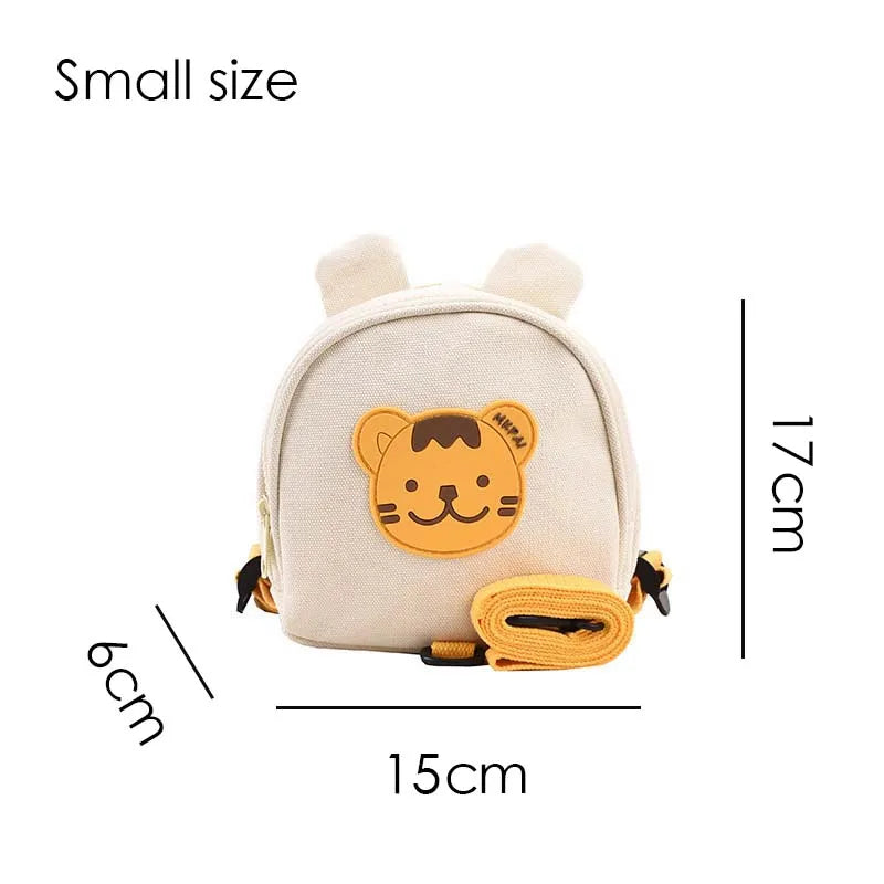 Korean Kids Backpack Round Kawaii Children's Handbags for Girl Kindergarten Boy Schoolbag Cartoon Bear Bunny Toddler Bag