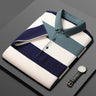 Upscale New Summer Brand Striped Men's Designer Polo Shirt with Short Sleeves Casual Top Fashion Men's Clothing 2023 ...