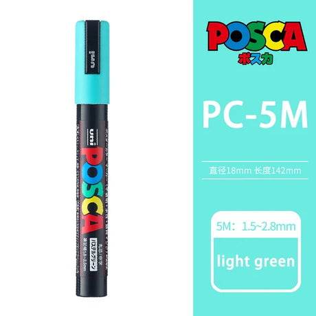 39 Colors Uni Posca PC-5M Paint Marker,1.8-2.5mm Medium Point Acrylic Painting Markers Pens Drawing Graffitti POP Advertising