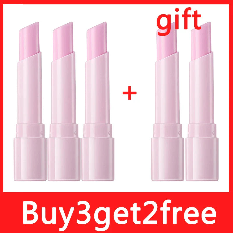 Magic Color-changing Lipstick Moisturizing Lip Balm Lip Plumping Gloss Pink Lip Care Moisturizer Female Makeup Korean Cosmetics