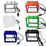Portable USB Mini Aquarium for Tank LED  Light Desktop Breeding for Tank Aqu