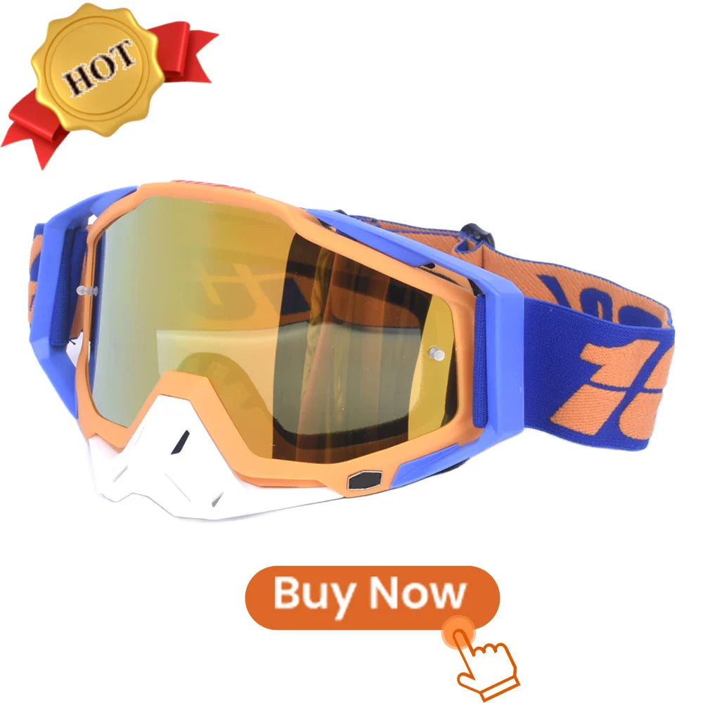 2024 Motocross Goggles Motorcycle Glasses Off-road Cycling Moto Dirt Bike Glasses MX MTB Riding Sunglasses Bike Accessories