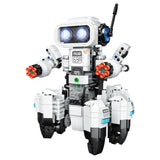 Decool High Tech 3902 Programmable APP Remote Control Robot Model With Light Building Bricks DIY Education Toys Christmas Gifts