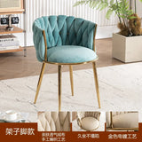 Adjustable Swivel Makeup Chair Living Room Dining Chair Bedroom Dressing Table Rotating Backrest Makeup Chairs Manicure Stools