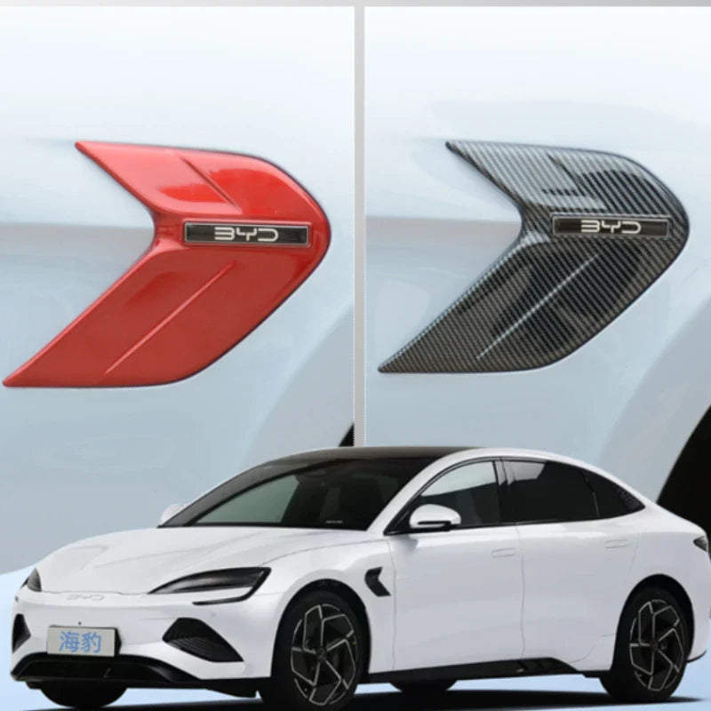 For BYD Seal Leaf panel louver rearview mirror emblem decorative frame Car appearance modification accessories