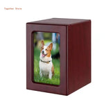 Pet Urn Dog Urns Ashes Loss Gifts Memorial Picture Frame Box Cremation Solid Photo Dogs Funerary Caskets Supplies 6XDD