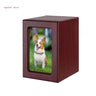 Pet Urn Dog Urns Ashes Loss Gifts Memorial Picture Frame Box Cremation Solid Photo Dogs Funerary Caskets Supplies 6XDD