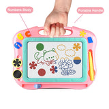 Magnetic Drawing Board for Kids Large Doodle Board with Magnet Beads and Pen Montessori Educational Drawing Toys Gift