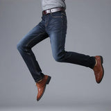 Stretch Autumn/Winter Men's Jeans Men's Style Straight and Versatile Long Pants