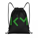 Mbappes Soccer Drawstring Backpack Women Men Sport Gym Sackpack Foldable French KM Football Shopping Bag Sack