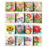 20/16/12/8pcs Christmas Cards Diamond Painting Greeting Cards 5D Diamond Embroidery Diamond Mosaic Set New Year Christmas Gift