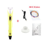 Creative 3D Drawing Pen for Kids - Fun Gift for Girls with LCD Screen & PLA Filament Compatibility