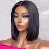 Highlight Wig Human Hair Bob Wig Straight Lace Front Wig Human Hair Brazilian Short Bob Human Hair Wigs On Sale Clearance