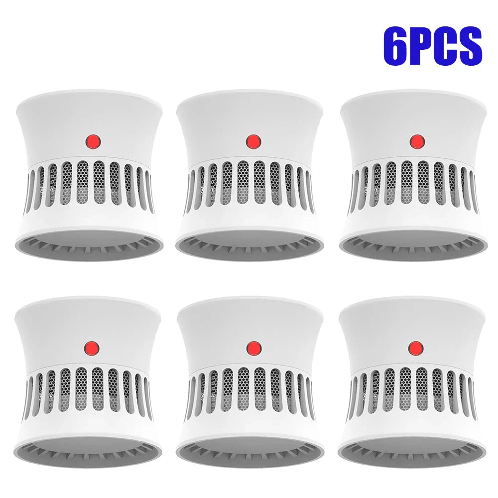 CPVAN  Smoke Detector 85db Sound Independent Fire Alarm Home Security System Smokehouse Security Protection Smoke Alarm Sensor