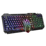 Burst Office Gaming Keyboard & Mouse Set Gaming peripheral mechanical feel luminous keyboard and mouse set