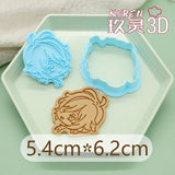 Genshin Impact Neuvillette Cake Tool Animal Cookie Cutter Christmas Cutters Biscuit Stamp Fondant Mould Baking Sugarcraft Molds