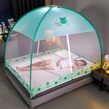 Installation Free Yurt Mosquito Net Household Densified Single Student Dormitory 1.5m Double 1.8 Folding Mosquito Net