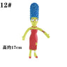 NJ Croce The Simpsonas Figure Bendable Doll Ornaments Accessories Fantasy Figurines Children Present