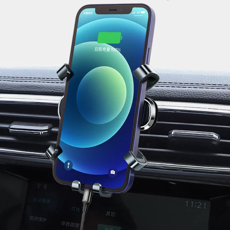 Car Phone Holder For MG ZS ev HS 2021 2022 Car Styling Bracket GPS Stand Rotatable Support Mobile Accessories