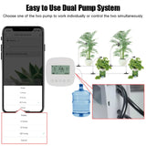 WiFi Tuya with Solar Panel Digital Watering Irrigation Timer Micro-drip Irrigation Controller Intelligent Automatic Water Timer