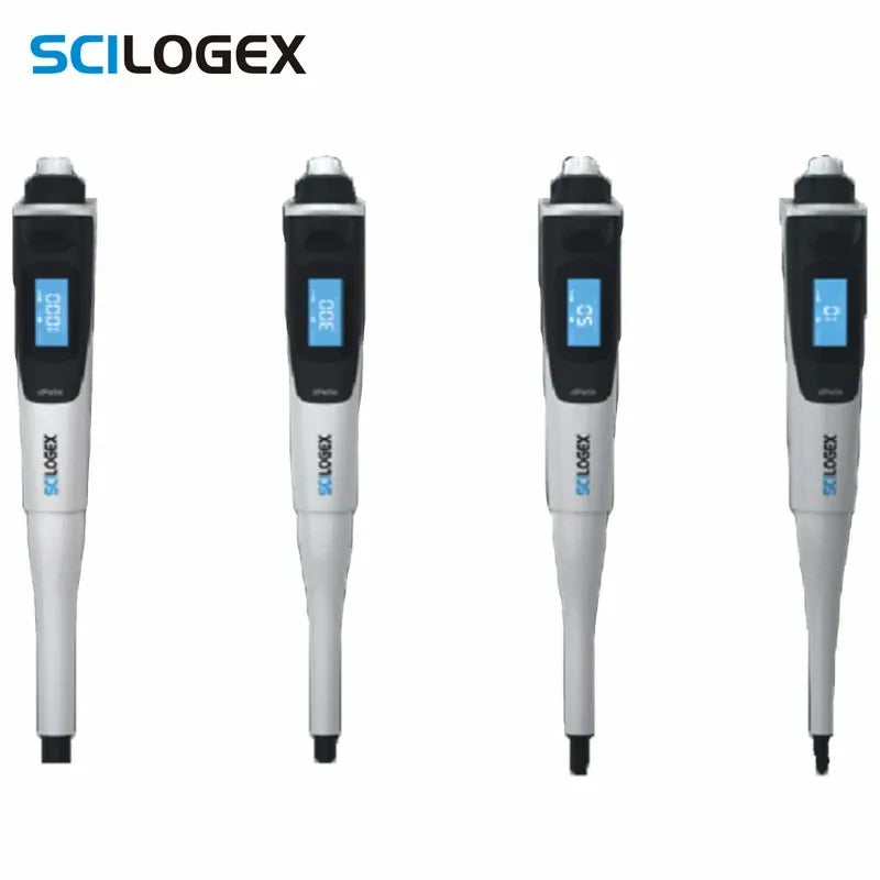 SCILOGEX DPette Electronic Pipette 0.5-10ul/5-50ul/30-300ul/100-1000ul Laboratory Micropipette Lab Pipettor Pipette Dropper