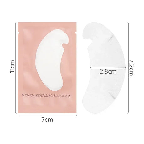 100PCS V Shaped Eyelash Patches Hydrogel Gel Eye Patches Wholesale false Eyelash Extension Under Eye Pads Makeup Tools