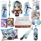 Genshin Impact Xianyun Navia Fontaine Furina Neuvillette Wriothesley Focalors Baizhu Kaveh Gift Box Include Keychain Doll Pillow