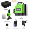 Laser Level 12 Lines 3D Self-Leveling 360 Horizontal And Vertical Cross Super Powerful Green Laser Beam Line