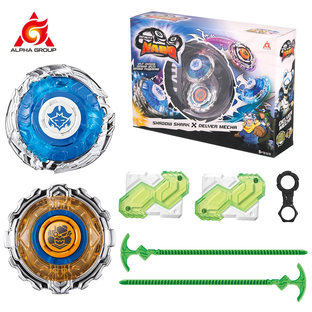 Infinity Nado 3 Original Split Series Metal Gyro Battle Set Combinable or Splitable 2 Modes Spinning Top Anime Kids Toys Gift