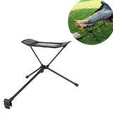 Outdoor Folding Chair Footstool Portable Recliner Lazy Foot Drag Telescopic Extension Leg Stool Moon Chair Kit