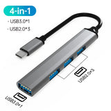 USB C Hub Multiport Adapter 10 in 1 Portable Dongle 4K HDMI PD 100W USB 3.0 Gigabit Ethernet RJ45 Docking Station Laptop Stand