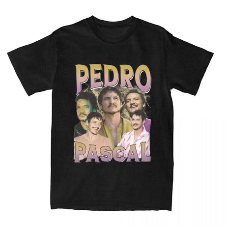 Bootleg Pedro Pascal T Shirt Vintage T Shirt Unis Streetwear Short Sleeve Pedro Pascal  Plus Size T Shirt Women