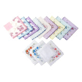 Womens Handkerchiefs Bulk Flowers Printed Flower Handkerchief