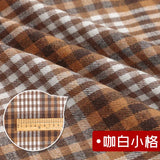 Yarn Dyed Soft Thickening Grinding Wool Plaid Fabric JK Clothing Shirt Skirt Jacket Pants Check Cloth DIY Apparel Sewing Fabrics