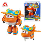 Super Wings 5 Inches Transforming Jett Dizzy Donnie Deformation Airplane Robot Action Figures Transformation Animation Kid Toys