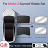 Privacy Sun Shade for Tesla Model 3 Y Custom-Fit Car Side Window Sunshade Blind Shading for Camping Hiking Rest Accessories