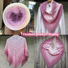 300g Cake Gradient Color Crocheted Shawl Blanket DIY Hand Knitted Cotton Blended Yarn