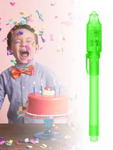 Secret Pen Invisible Spy Disappearing Ink Pen with UV Light Magic Marker for Secret Message Kids Party Favors Toys Gifts