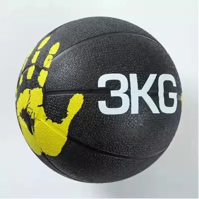 1Pc Men'S Gravity Ball Waist Abdomen Exercise Balance Ball Rehabilitation Training Exercise Solid Rubber Fitness Medicine Ball