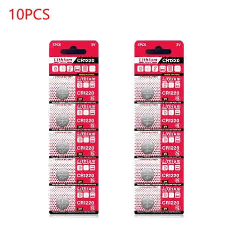 CR1220 3V Lithium Battery CR 1220 LM1220 BR1220 KCR1220 For Toy Watch Scale Calculator Car Remote Control Mouse Button Coin Cell