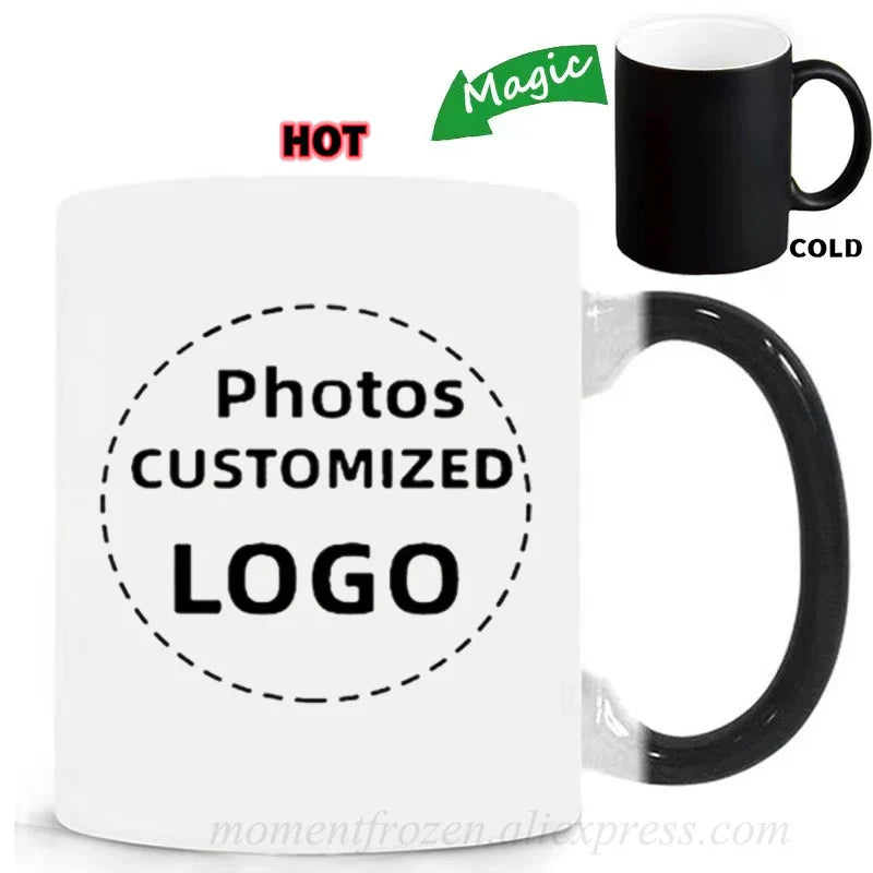 Customized Photos/Logo Printed DIY Coffee Mugs Personalized Tea Cups Drink Beer Milk Tableware Beer Drinkware Coffeeware Teaware