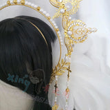 Diy Lolita Virgin Hair Hoop Sun Goddess Headdress Material Package Angel Headpiece Halo Headband Tiara Accessories