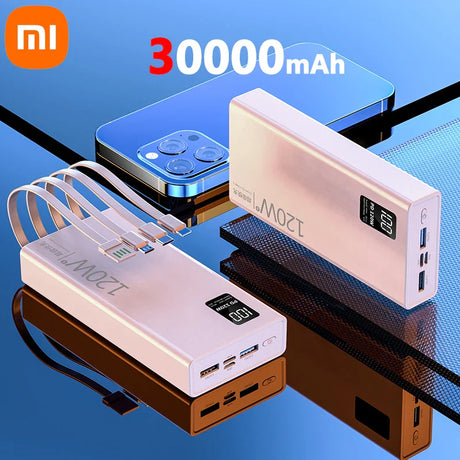 Xiaomi Power Bank 50000mAh Large Capacity 120W Super Fast Charging Portable Power Bank for Samsung Android Laptop Free Shipping