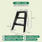 Modern Home Folding Ladder Transparent Acrylic Step Ladders Japanese Portable Telescopic Ladder Rack Creative Stairs Step Stool